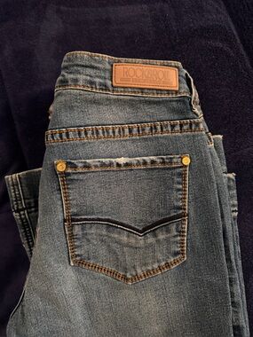 Women's Blue Jeans - Rock & Roll western jeans bootcut
